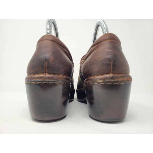 ARIAT Pendleton Leather Clogs Chunky Heel 7.5 B - Picture 8 of 12